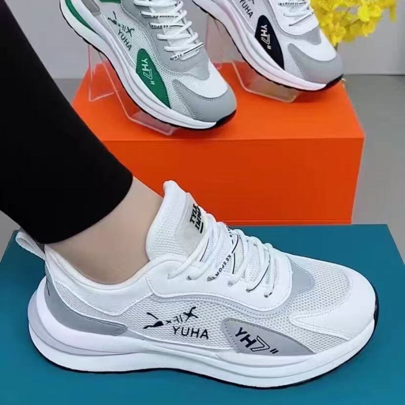 Unisex 2026 Dad Sneakers, Breathable Mesh Casual Soft-Soled Running Shoes, Versatile Couple Sneakers