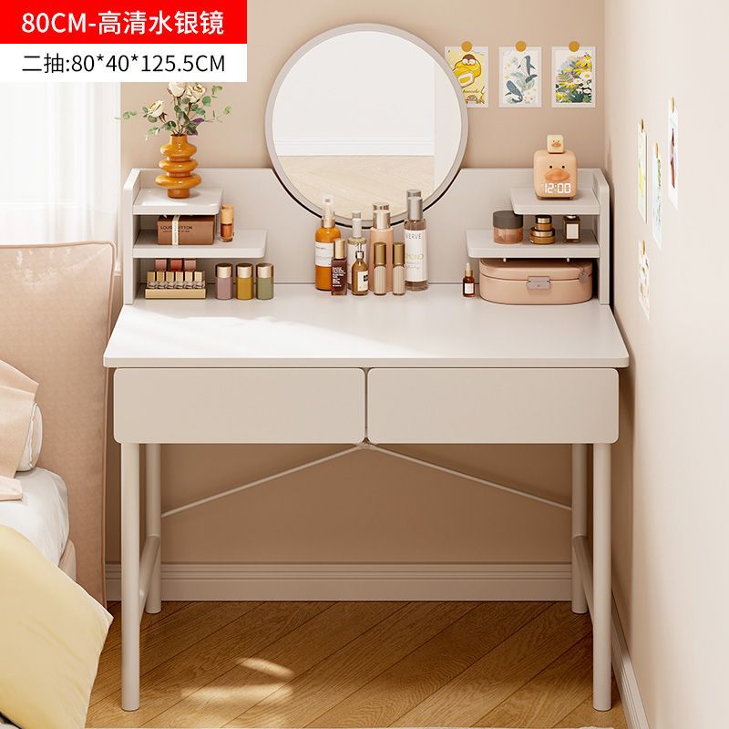 Mesa de maquillaje simple moderna al lado de la cama simple mesa de tocador dormitorio pequeño tipo de casa mesa de maquillaje mesa de estilo de red inins image 9