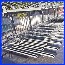 北京恒泰碳钢双层立体自行车停车架  立体自行车停车位 自行车停