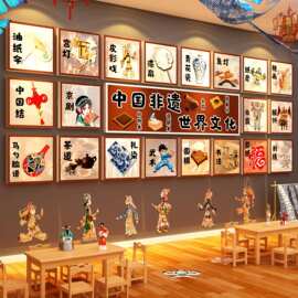 中国非遗传统文化幼儿园墙面装饰环创主题成品布置材料教室贴场景