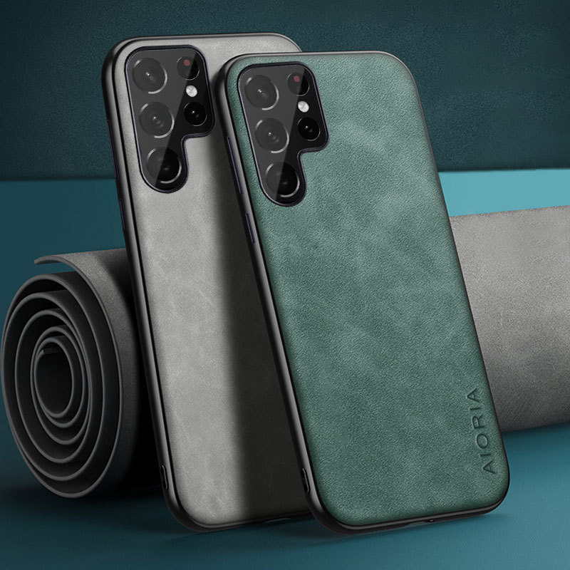 Applicable to [Samsung] Galaxy S23 Ultra S23 Plus A34 trendy sheepskin phone case