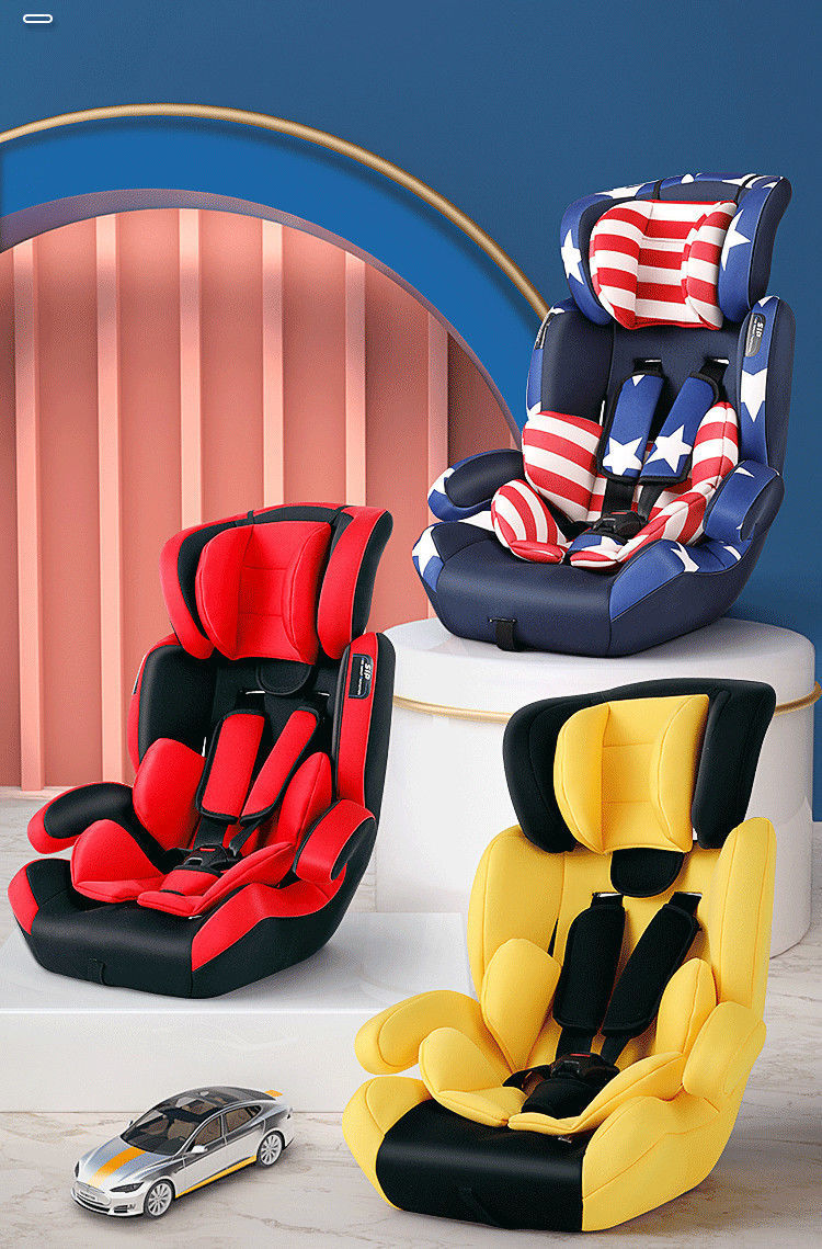 Simple portable child safety seat car supplies baby car universal reclining seat for 0-12 years old