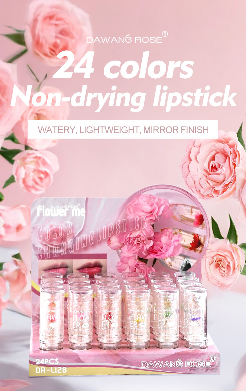 Moisturising Colour Change Lipstick With Dried Flower Infusion_voghion.com