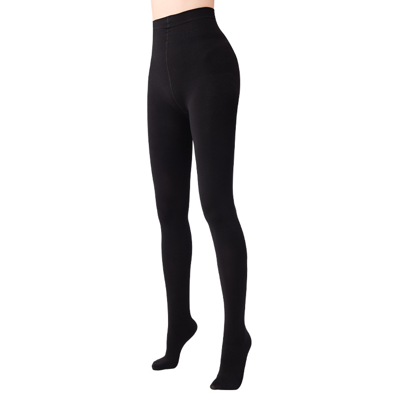 Leggings negras gruesas damas calcetines cálidas de invierno 80D día de calcetines de piernas negras brillantes