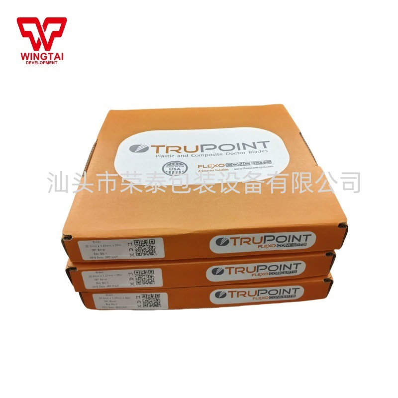 Соединенные Штаты True Point Trupoint Пластиковый скребок 38.6x1.27mmx30m 30 ° Печатный чернила скребок