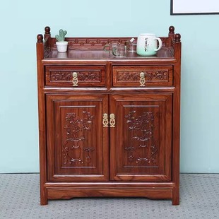 Storage Rack Tea Table Side Cabinet Side Cabinet Office Small Tea Cabinet Tea Cabinet Tea Cabinet Solid Wood Storage Cabinet Home