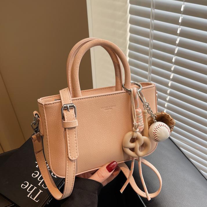 Bolso de mano simple de estilo explosivo de comercio exterior para mujer 2025 nuevo bolso cuadrado pequeño de todo fósforo casual bolso de hombro de moda de alta gama