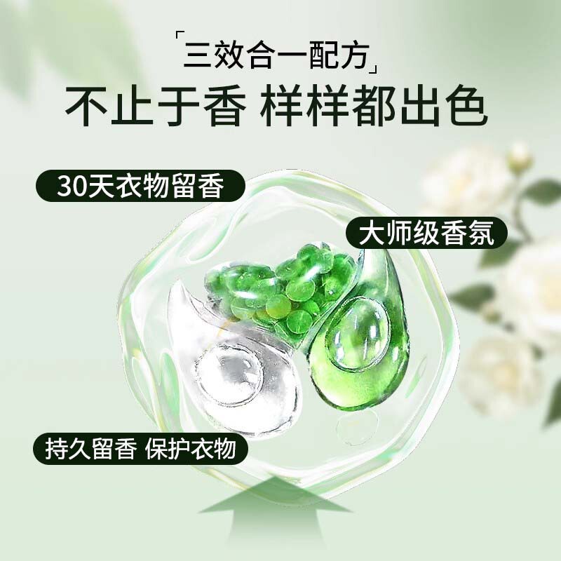 洗衣凝珠留香珠三合一持久留香浓缩家用衣物香味香氛柔顺居家用品|undefined