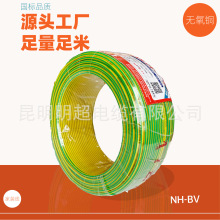 國標BV銅芯電線 NH-BV-10平方裝修家裝照明 單股硬線廠家批發