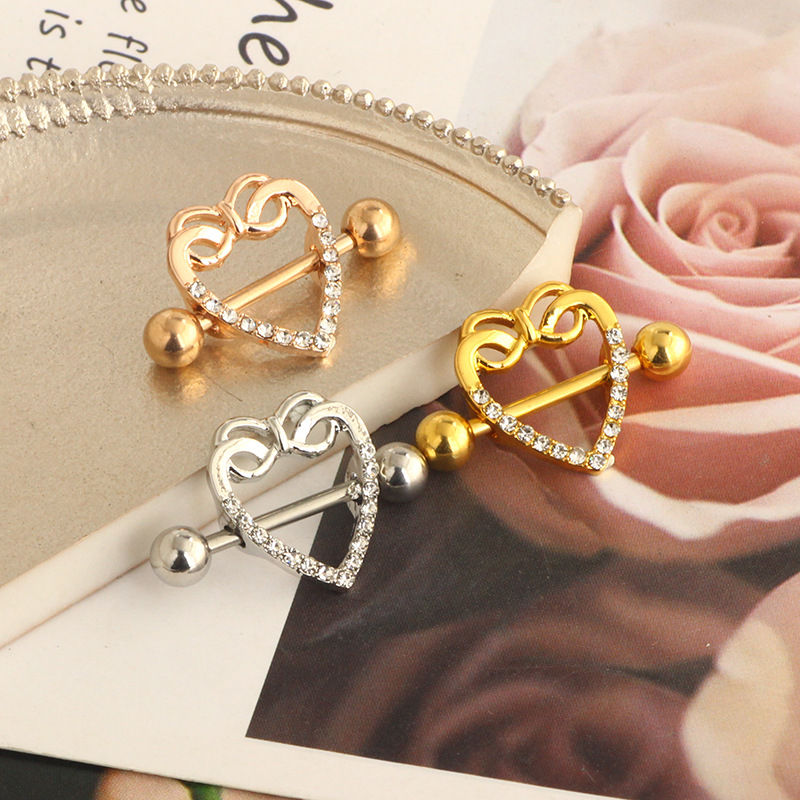 Pointed titanium steel lip stud product view