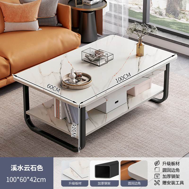 100*60*42cm 스트림 대리석 [굵은 철골 다리]]