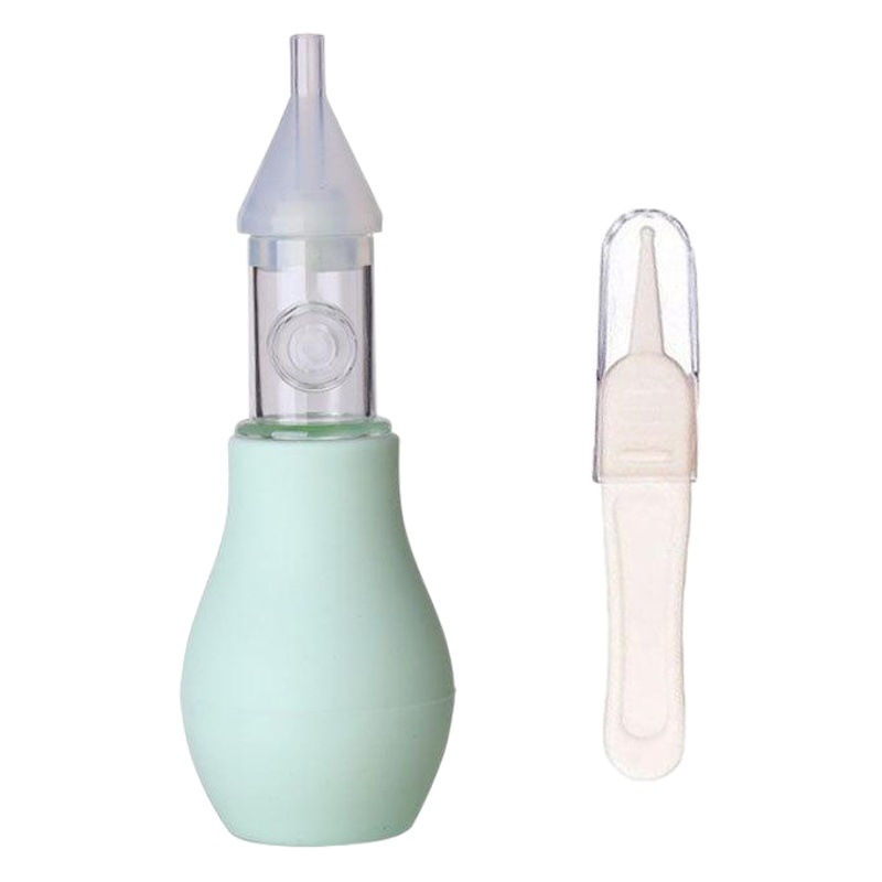 Dispositivo de succión nasal para bebés limpiador de nariz para bebés clip de nariz anti-Contracorriente presión de la mano congestión nasal traje de limpieza