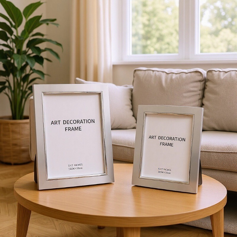 Light Luxury and Simple Style 6inch , 7inch , 8inch Horizontal and Vertical Dual-Use Metal Photo Frame, Tabletop Cfs8118