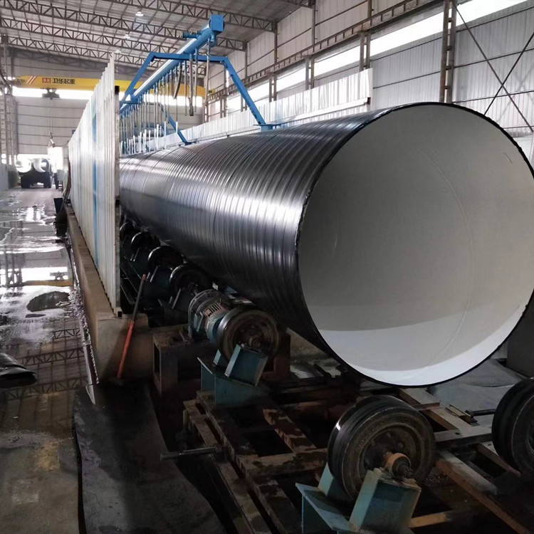 3PE防腐钢管大口径加强TPEP防腐管道环氧煤沥青防腐螺旋钢管厂家