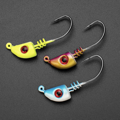 Lure Fishing Lead Jig Head with Soft Bait Hook – 6g to 12g, Designed for Long-Range Casting, Ideal for Sea Bass and Whitefish