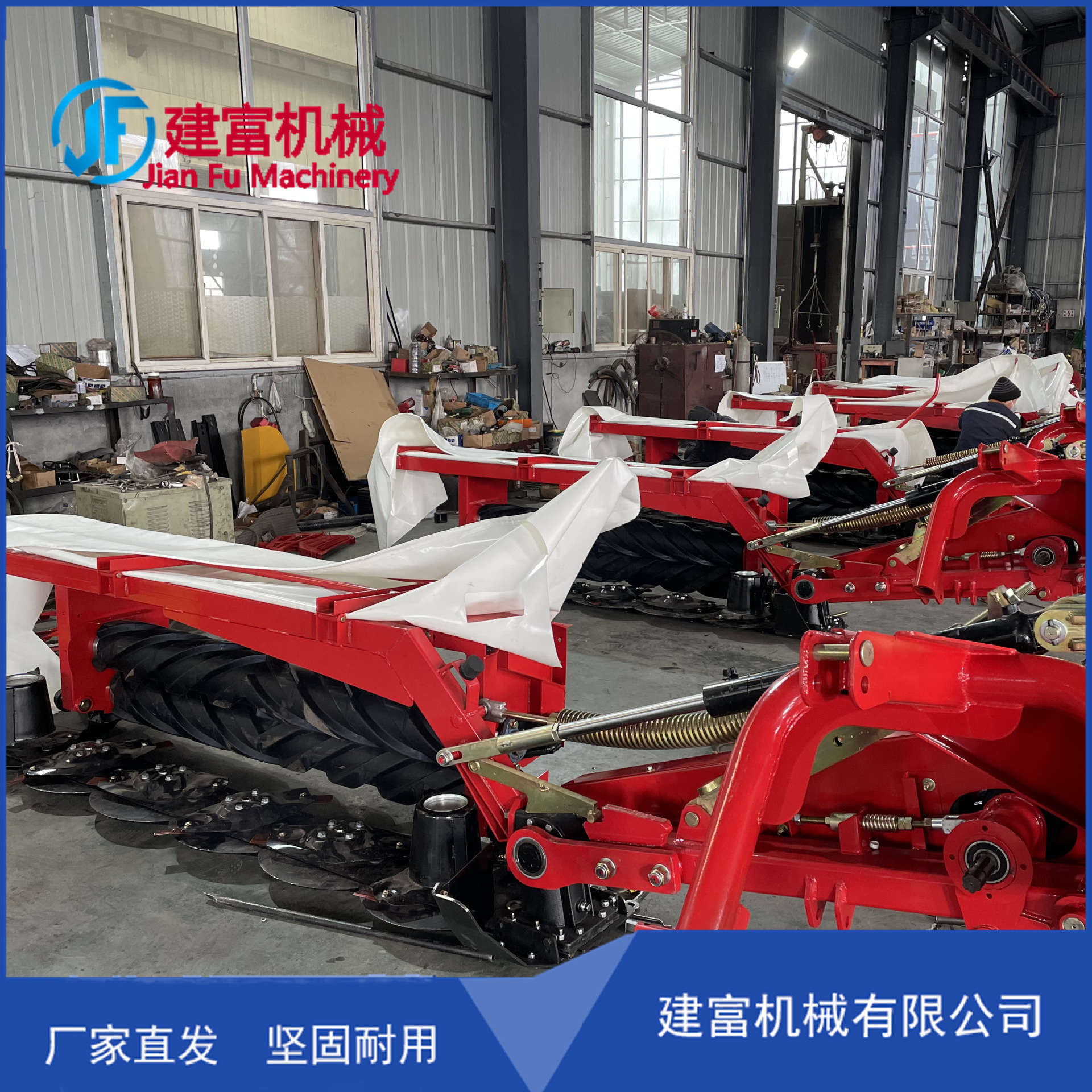 农业割草机厂家供应大型液压割草压扁机 全自动牧草苜蓿收割机