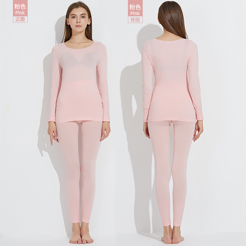 37 grados de temperatura constante calefacción ropa interior térmica Otoño de las mujeres ultra-delgada sin costuras slim fit culturismo de fondo largo Johns traje en stock
