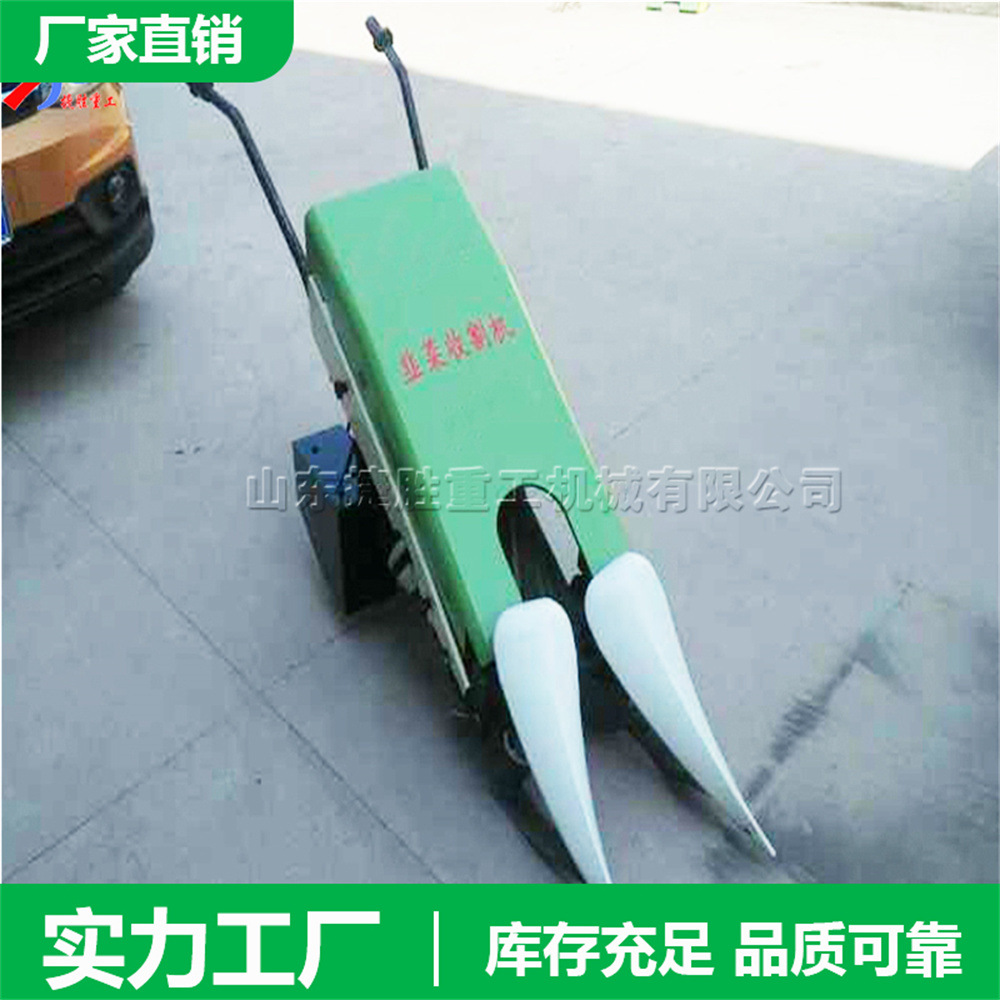 电动农用韭菜放倒机 大棚韭菜保根留茬收获机 手推式韭菜收割机