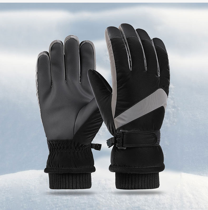 Unisex Retro Farbblock Polyester Handschuhe 1 Paar display picture 1
