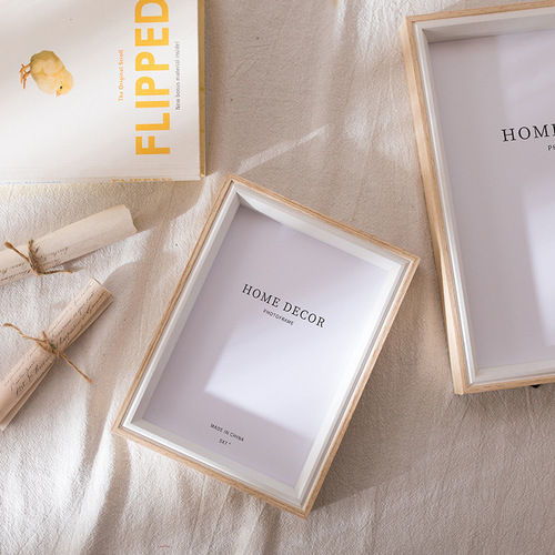 7-inch photo frame table wooden simple 10A4 seven-inch 16-inch children's photo frame wall hanging photo frame wholesale