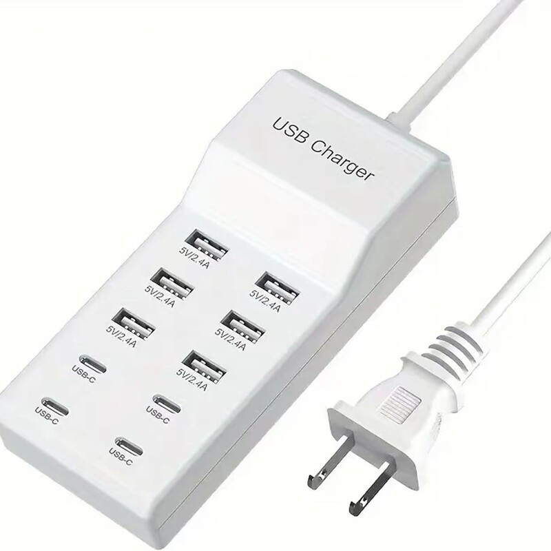 Wholesale 10-port desktop charging station multi-function mobile phone charger fast charging multi-port charging head USB desktop charger Wholesale 10-port desktop charging station multi-function mobile phone charger fast charging multi-port charging head USB desktop charger