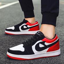 鞋子男2021时尚情侣运动鞋男秋季外贸平底潮流韩版学生休闲板鞋子