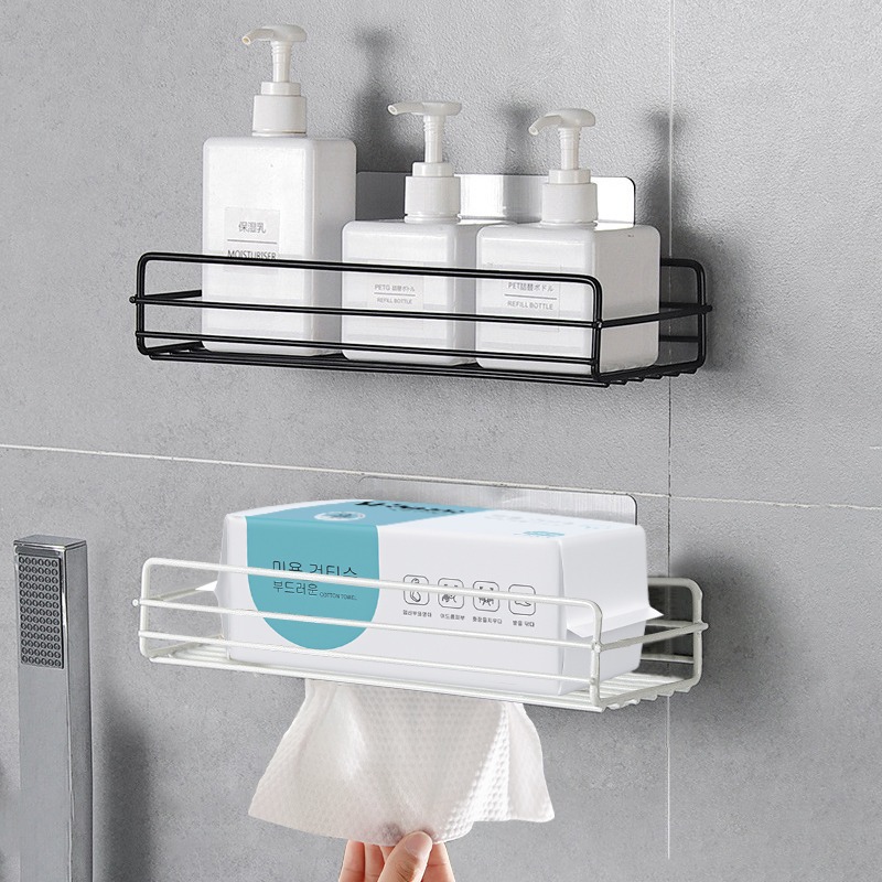 Bathroom Storage Rack washstand bathroom wall punch-free wall-mounted multi-functional storage rack