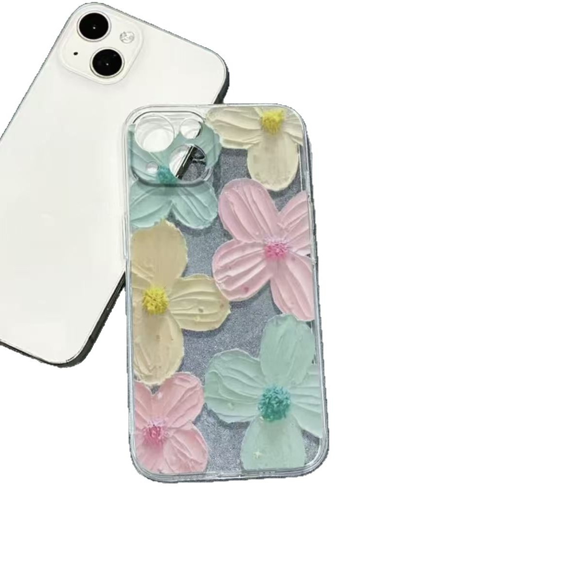 Excluso transfronterizo para iphone15promax funda para teléfono móvil transparente Apple 16 todo incluido 14pro Japón y Corea 13/12