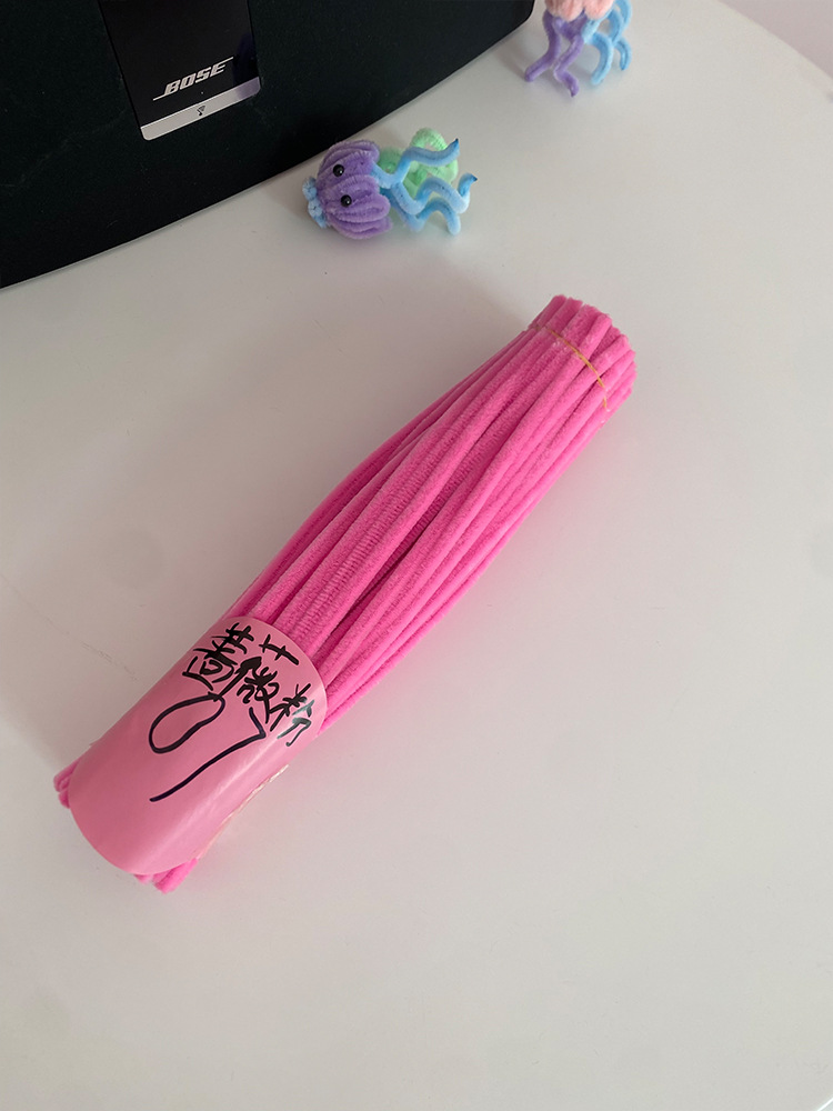 Fábrica de fuente de bobinado 8MM ultra-tight barra de torsión de cifrado gruesa más banda de pelusa al por mayor niños puzzle artesanal diy
