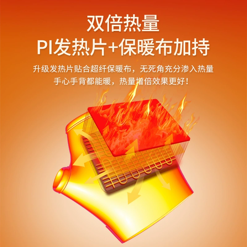 Gloves, keep warm smart wireless hand warmer charging for men and women
