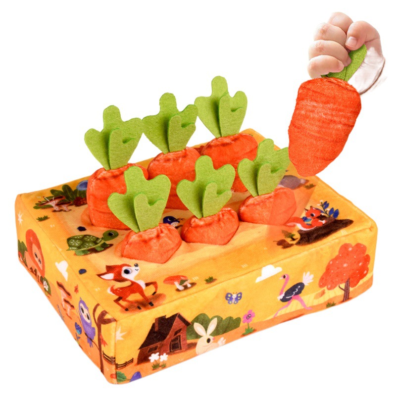 Cross-Border Baby Toys for 0 to 1-Year-Olds, Early Education Cloth Books, Tear-Resistant Tissue Boxes, Baby Toys for 6 Months and Above