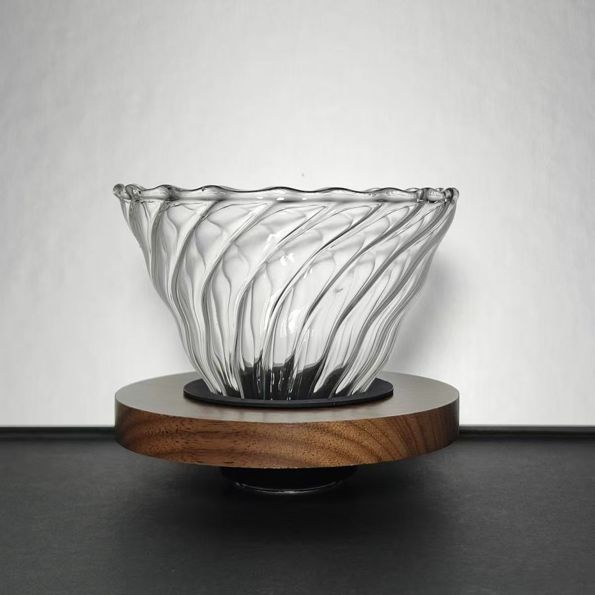 Fabricante al por mayor de la mano de la olla de café de vidrio nubes de copas de filtro para compartir el conjunto de olla puede imprimir logotipo