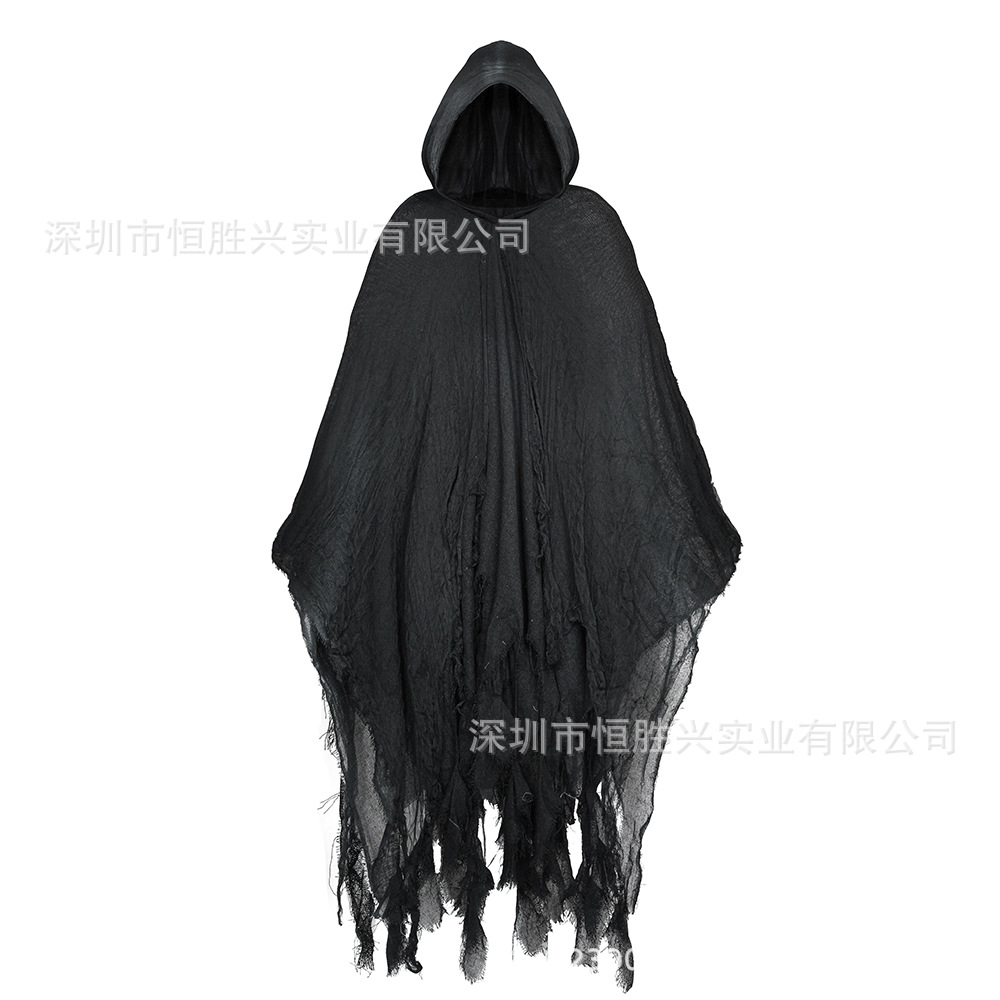 Halloween capa cráneo ropa máscara script matando Casa Encantada habitación secreta vestir Zombie apoyos del traje