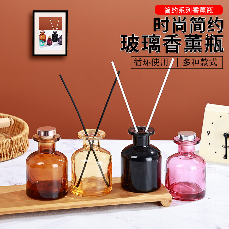 Manufacturer's Big Belly Bottle, Fireless Aromatherapy Bottle, Empty Bottle, Hotel Dried Flower Essential Oil Diffuser Glass Bottle, High-Value Fragrance Ornaments