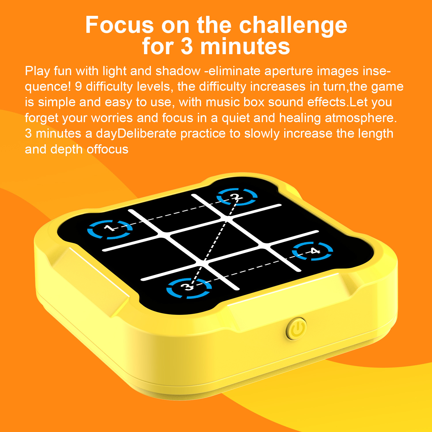 Transfronterizo Amazon Tic Tac Tac Toe Game Disco de juegos de rompecabezas de escritorio portátil Juguetes electrónicos interactivos para padres e hijos para niños