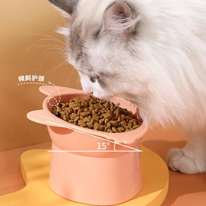 Z original cuello de mascota wink gato estilo alto cuenco de pie grande calibre para perros cuenco de alimentación para perros cuenco de agua para gatos al por mayor