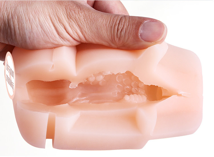 Manual Male Masturbator Cup TPE Hand-Controlled Squeeze 16.5 cm — detail image 16