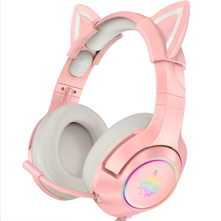 Cross -border explosion onikuma k9 net red cat ear girl headset headset