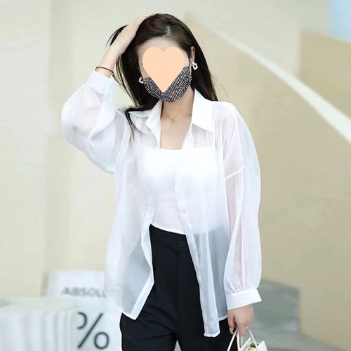 Pearl fiber summer 2025 loose matchy-matchy fashionable medium-long shirt thin version commuting outerwear drying women