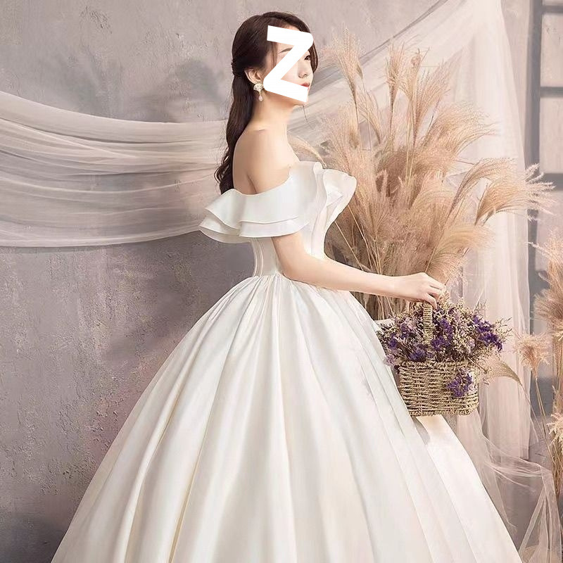 Abito da sposa in raso stile francese vestito da principessa_voghion.com