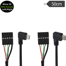 9�׶Ű��g��H2.54��USB���Ӿ�Micro 5P���ҏ����^�Ű�2.54/9Pĸ