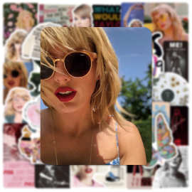 Taylor Swift泰勒斯威夫特贴纸欧美明星贴画电脑手机装饰50-100张