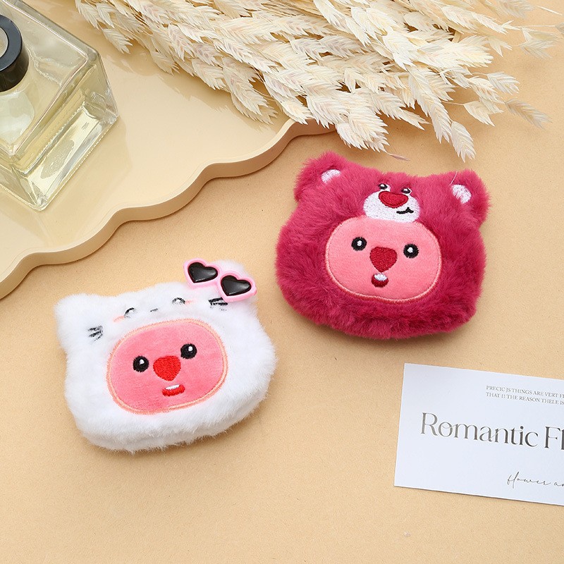 한국어 비버 면화 인형 DIY 어린이 신발과 양말 장식 인형 플러시 브로치 스카프 의류 액세서리 도매