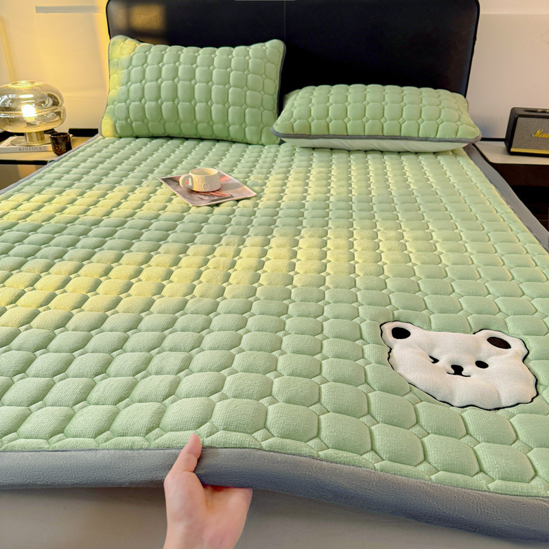 Winter Milk Velvet Mattress Thickened Soft Mattress Warm Mattress Mattress Student Single and Double Bed Mattress