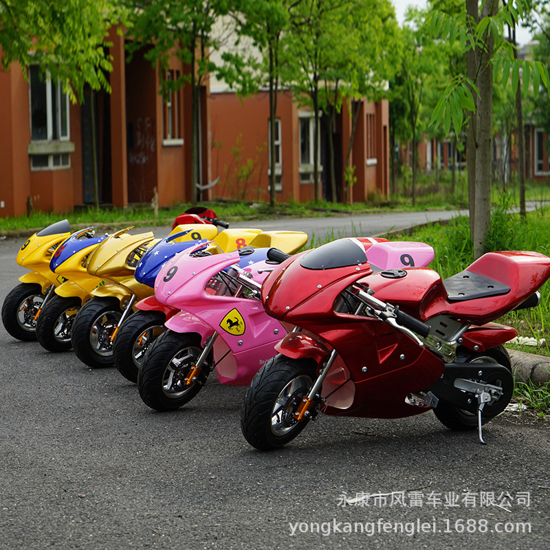 Minimoto Deportiva de Gasolina de Hierro y Plástico con Transmisión Automática para Entretenimiento image 3