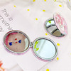 Cartoon small handheld double-sided round mirror, new collection