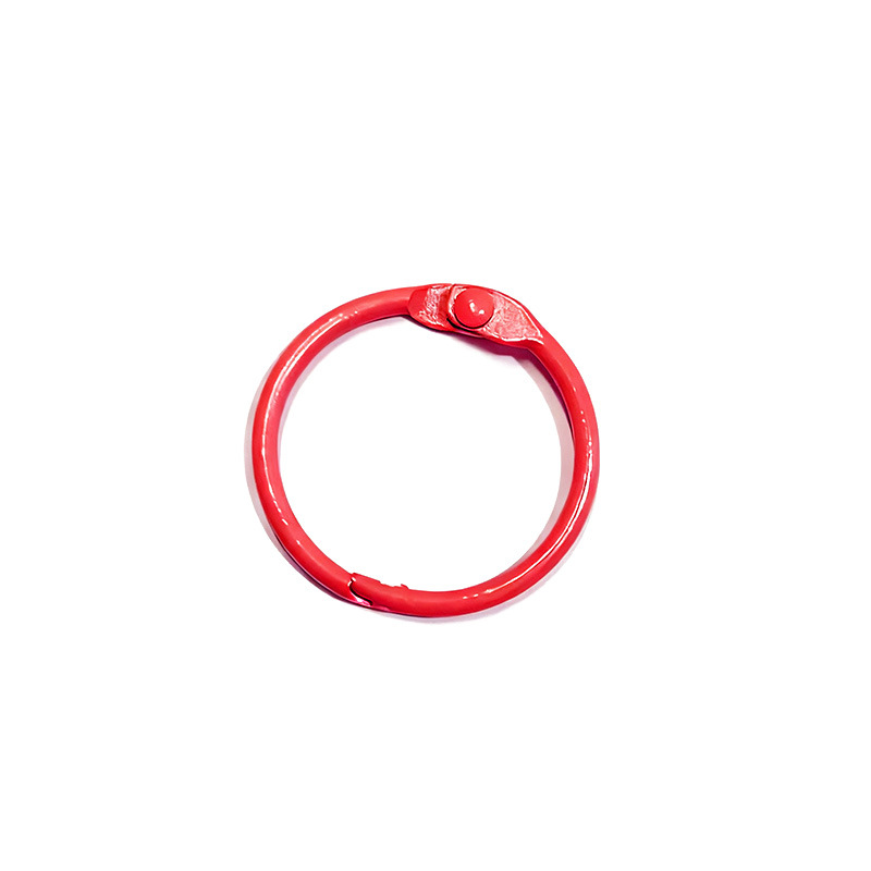 Color macarón 30mm color laqueado anillo de encuadernación anillo de encuadernación calendario de escritorio anillo de encuadernación DIY