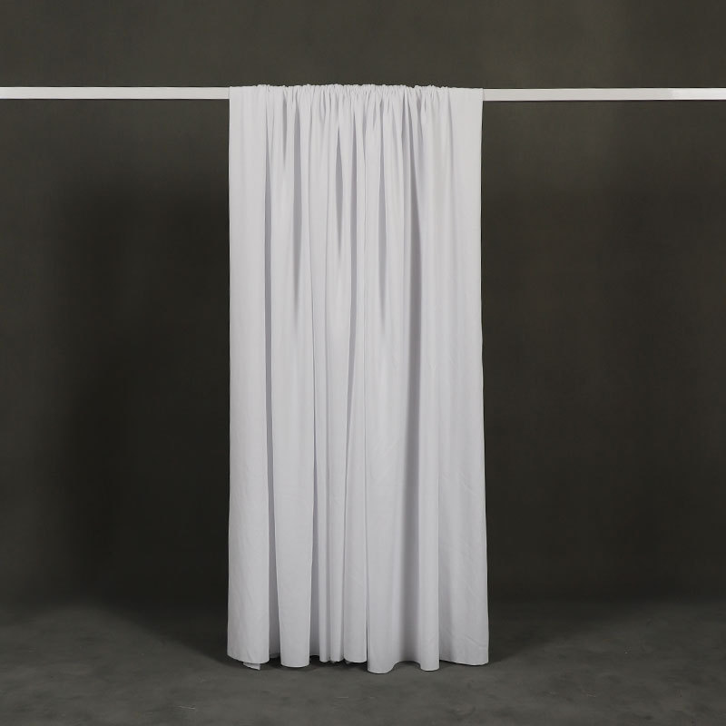 Arco de boda decoración gasa tela elástica seda leche escenario de boda techo cortina banquete de compromiso diseño de fondo