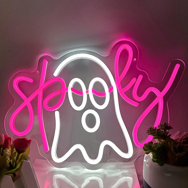 Transfronterizos venta caliente lámpara LED luminosa de neón acrílico lámpara USB patrón de cartel interior lámpara de decoración de fiesta