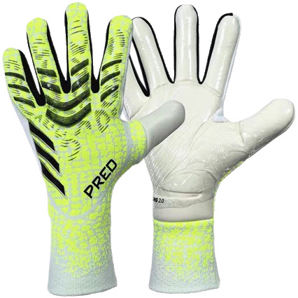 Guantes de portero de fútbol entrenamiento antideslizante para niños guantes de portero de desgaste guantes de fútbol para adultos antideslizantes con protector de dedos